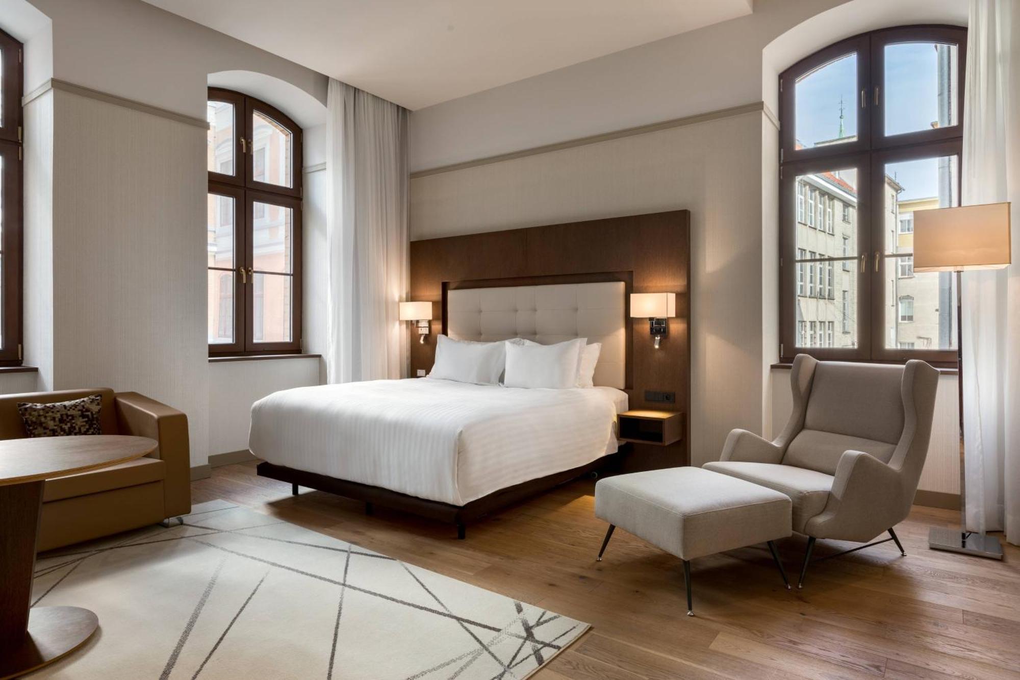 Ac Hotel By Marriott Wroclaw Exterior photo A guest room at the hotel