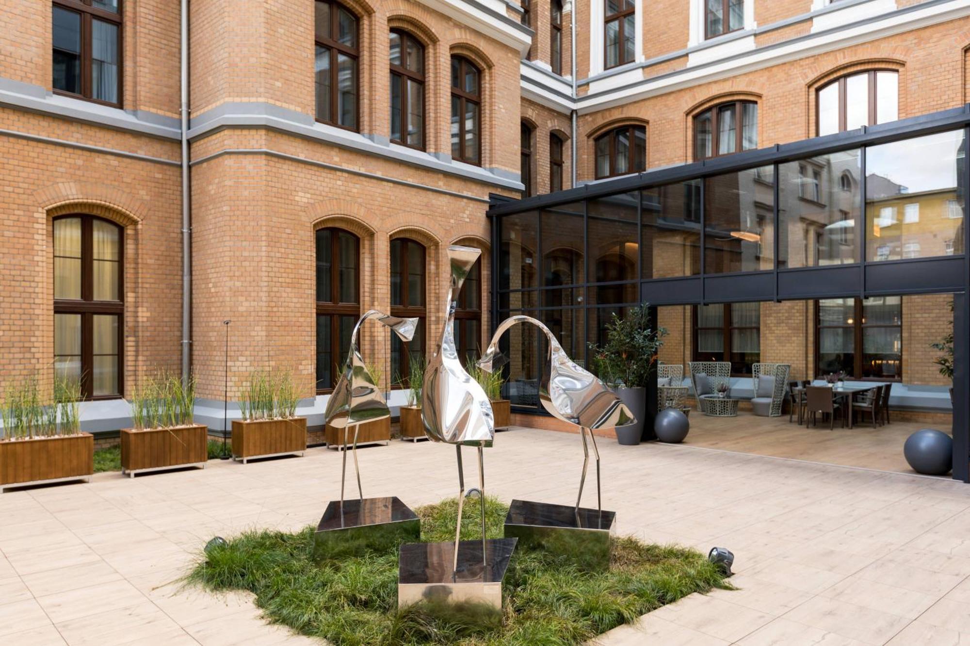 Ac Hotel By Marriott Wroclaw Exterior photo The courtyard of the hotel